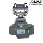 Sand Blasting Electric High Pressure Ball Valve Three Piece Stainless Steel Ball
