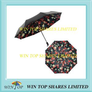 Wholesale Hot sale UV proof black adhesive flower umbrella distributor from china suppliers
