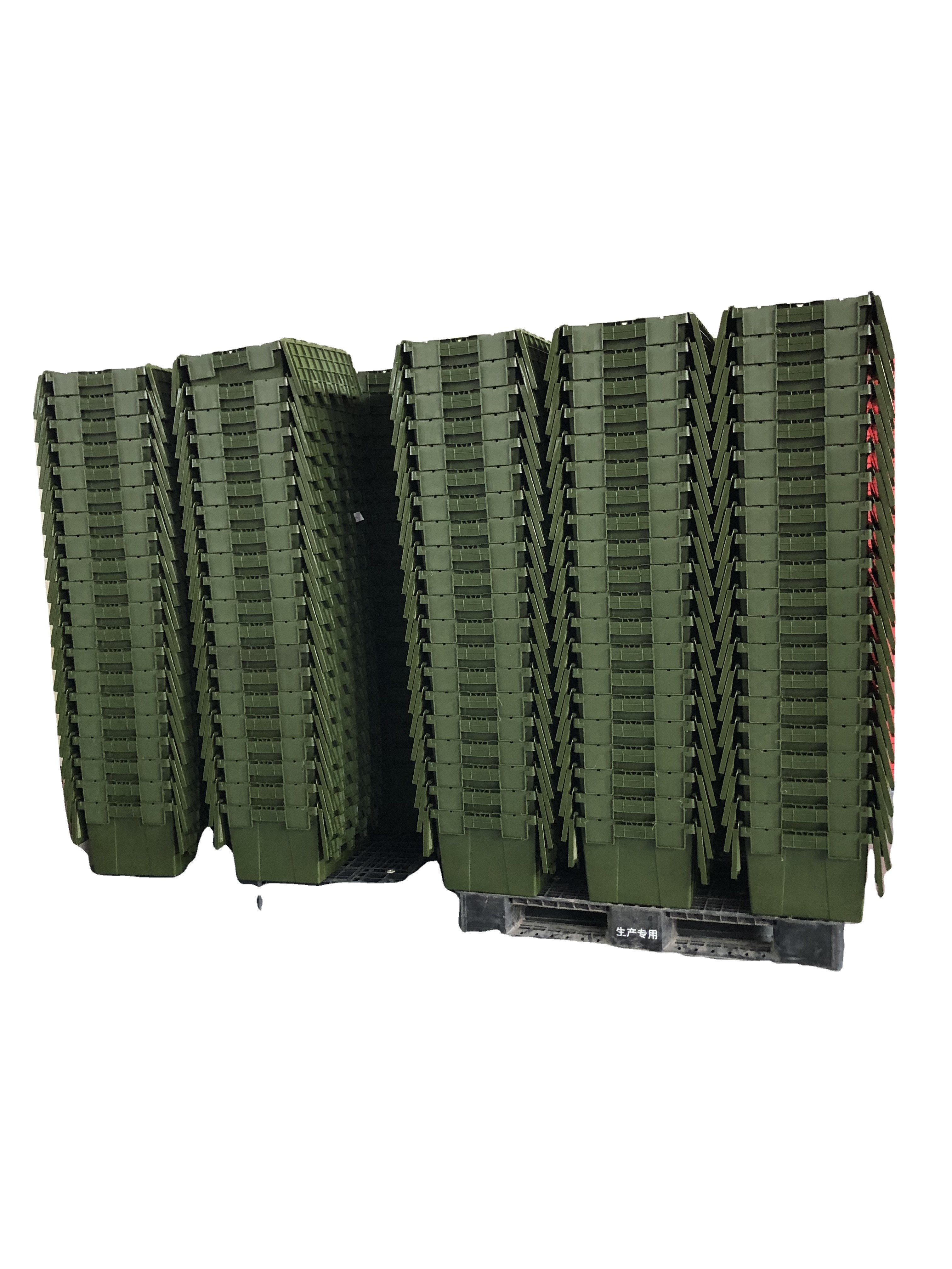 Logistic Transport Turnover Solid Box Style Plastic Moving Crate with Accetable OEM ODM