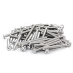 304 Stainless Steel Phillips Round Head Screws 500mm Corrosion Resistant