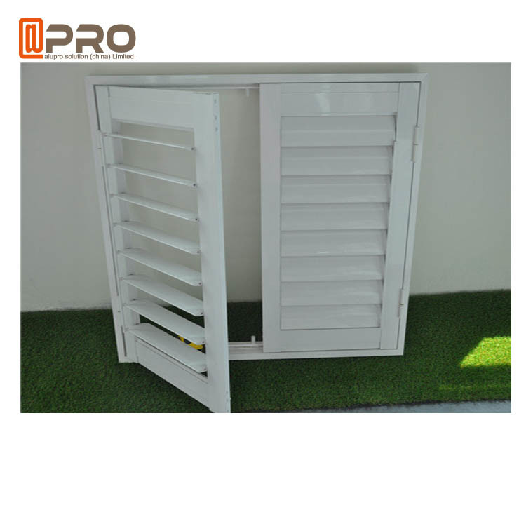Multi Color Aluminium Louver Window Aerofoil Shape Or Half Aero Blade Type