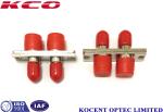 Hybrid Chanel Fiber Optic Adapters , Fc Fiber Connector Accurate External Size
