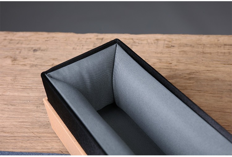 Custom Rigid Brown Kraft Paper Square Mug Bowl Storage Vase Packaging for Chinese Tea Cup Saucer Set
