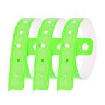 Water Resistant PVC Bracelet , Personalized Custom Wristbands For Events