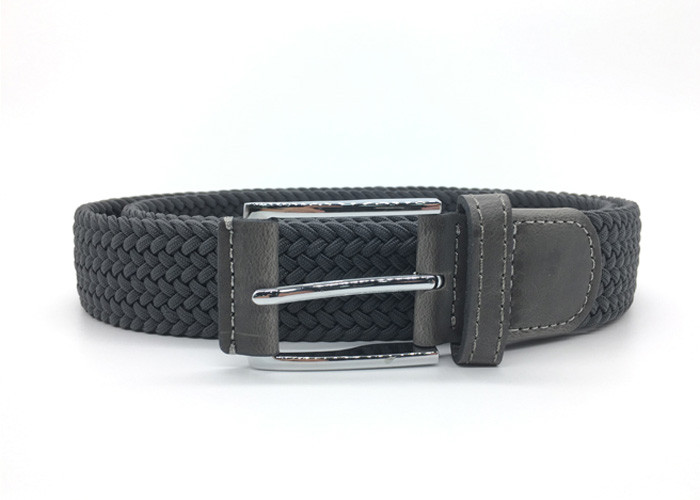 Fabric Webbing Woven 110cm Women's Elastic Stretch Belts For Shorts