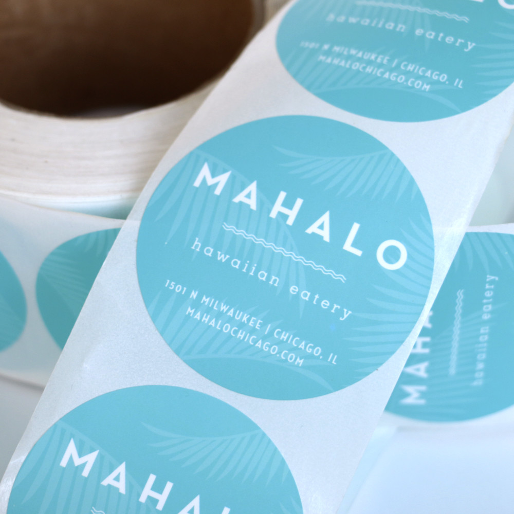 High Quality Custom Self Adhesive Vinyl Stickers Labels Custom Labels on A Roll Printing Labels