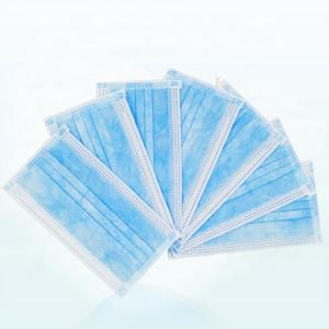 Wholesale Medical Consumable Surgical 3 Layer Face Mask / Mouth Mask Disposable Earloop from china suppliers