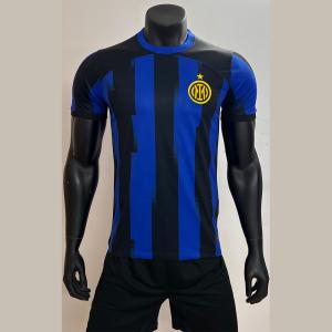 Wholesale Blue Black 100% Polyester Football Fan Jersey Resilient from china suppliers