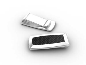 Wholesale Top Quality 316L Stainless Steel Tagor Jewelry Trendy Men's Gift Money Clip ADM05 from china suppliers
