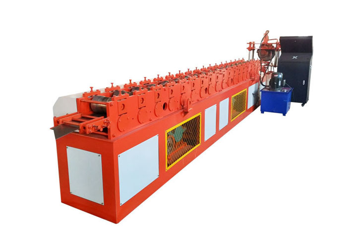 Steel Side Guide Rail Roller Shutter Door Roll Forming Machine Size 5.6*1.2*1.5m