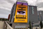 960x960mm Cold Steel Outdoor Advertising LED Display 3840 High Refresh Rate 5500