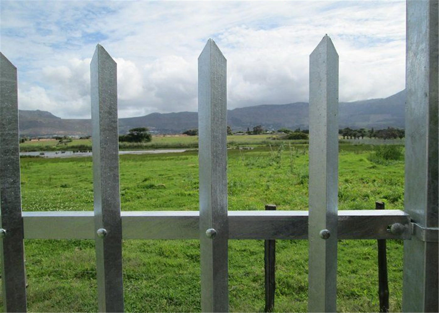 Steel Palisade Fencing Panels