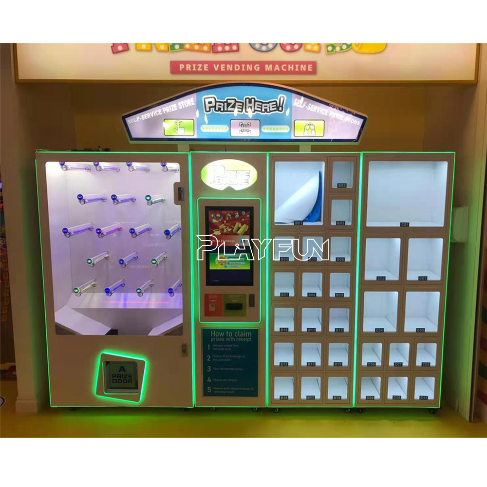 Playfun Hot Sale Shopping Center Coin Operated Arcade Toy Prize Hut Store Vending Ticket Radeem Redemption Game Machine
