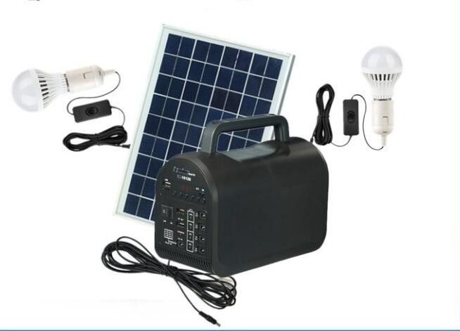 20w portable solar power system solar energy off-grid solar power with mp3 and radio for Africa