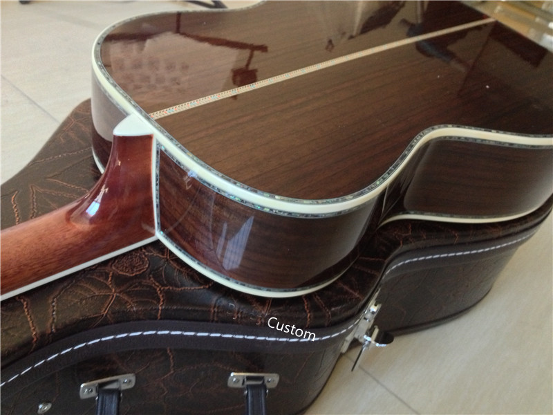 all Solid OO42sc acoustic guitar customized handmade guitar