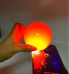 colorful glitter UV light resin ball glow for kids christmas gift