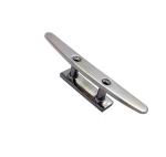 316 Marine Grade Stainless Steel Material Low Flat Boat Dock Cleats Open Base