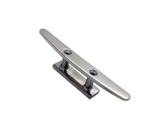 Wholesale 316 Marine Grade Stainless Steel Material Low Flat Boat Dock Cleats Open Base Cleat from china suppliers