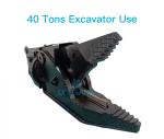Black 40 Tons Excavator Hydraulic Pulverizer Hydraulic Concrete Muncher