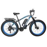 28mph Fat Tire Electric Mountain Bike With 21speed Gear 12.5mps