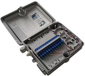 Wholesale Indoor/Outdoor Type, Splitter Terminal, Outdoor FTTH Fiber Optic Termination Box Fiber Optic Splitter Box 12 fiber Count from china suppliers