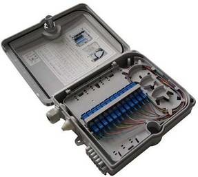 Indoor/Outdoor Type, Splitter Terminal, Outdoor FTTH Fiber Optic Termination Box Fiber Optic Splitter Box 12 fiber Count
