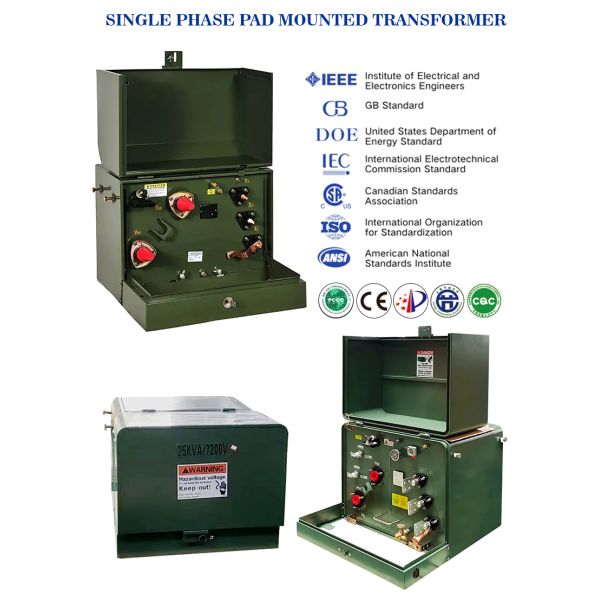 High Frequency Pad Mounted Transformer exterior view