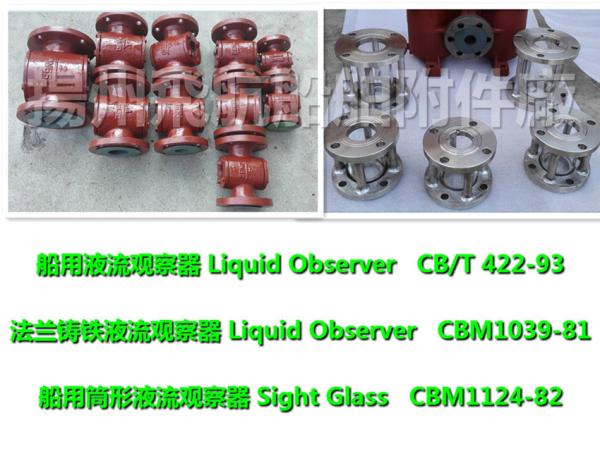 CB/T422-93 flow observer of marine fluid Observer - stainless steel liquid flow