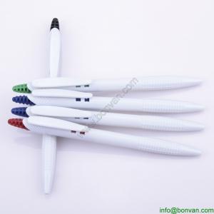 Wholesale plastic ball pen,corn style click white ball pen,white plastic ballpen from china suppliers
