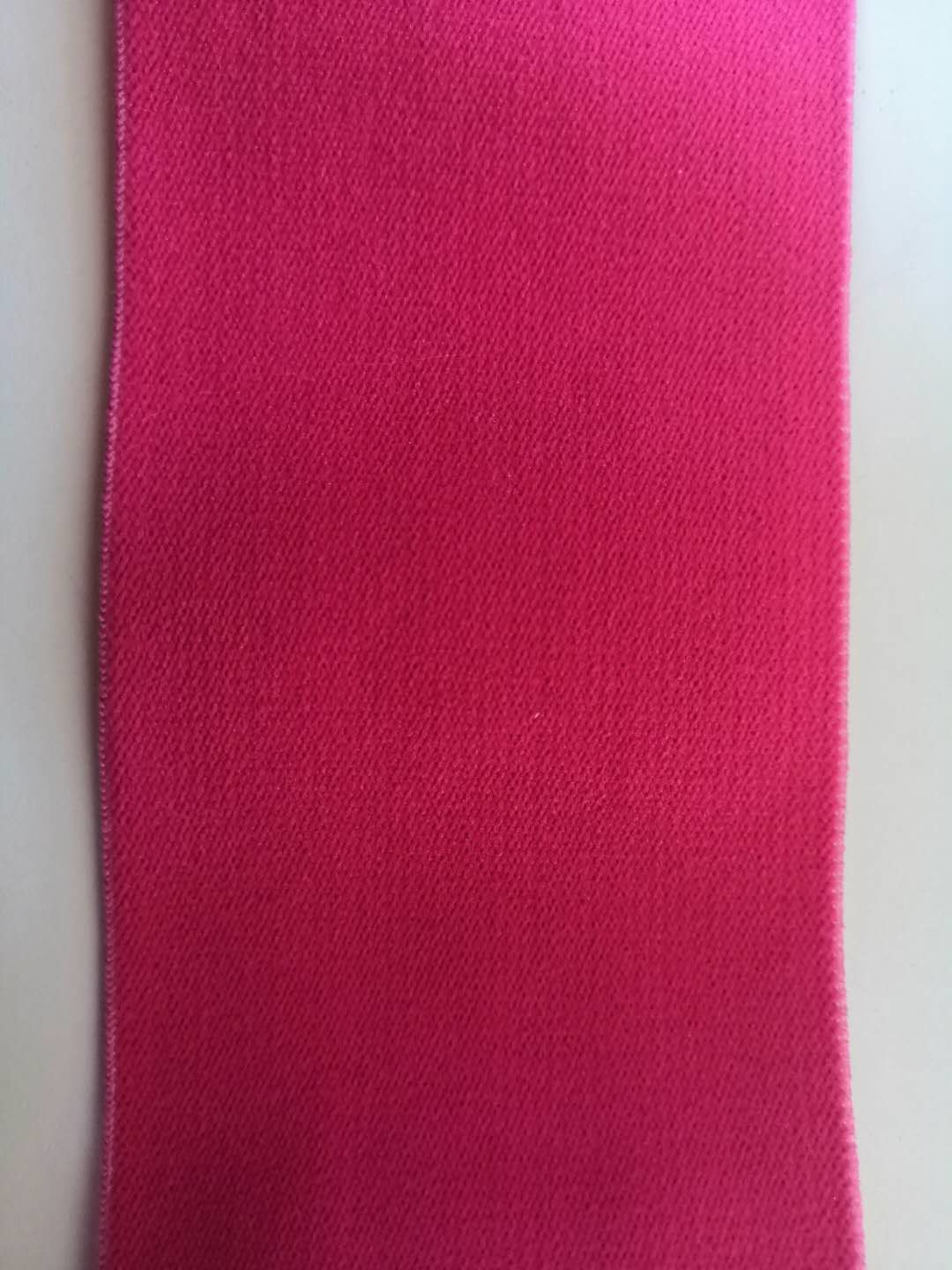 6 Cm Rose Red Spandex Elastic Nylon Webbing Knit Belt High Elastic Soft