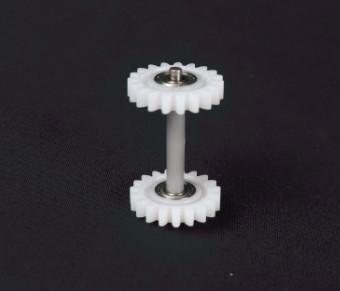 Durable Ring Frame Spare Parts 19 Teeth Two Gear With Steel Pin And Bearing