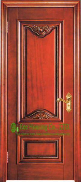 Lacquer Finish 40mm Solid Timber Entry Door For Apartment, Outward Opening