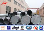 14m Outdoor 69kv Steel Transmission Poles Hot Dip Galvanization