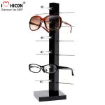 Custom Wooden Optical Shop Display Counter Top 6-Pair Sunglasses Display Rack