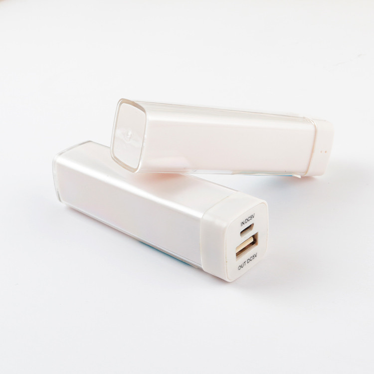 2000MAH Colorful Metal Power Bank 91x25x25MM For Gift Usage