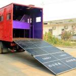 Folding Forklift Tractor Trailer Liftgate 1000KG Tail Lift On Truck