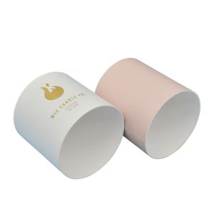 Wholesale CMYK Cardboard Tube Packaging With Lid OEM Available Silk Printing from china suppliers