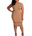 2018 Cotton Fashion Plus size women casual dresses summer