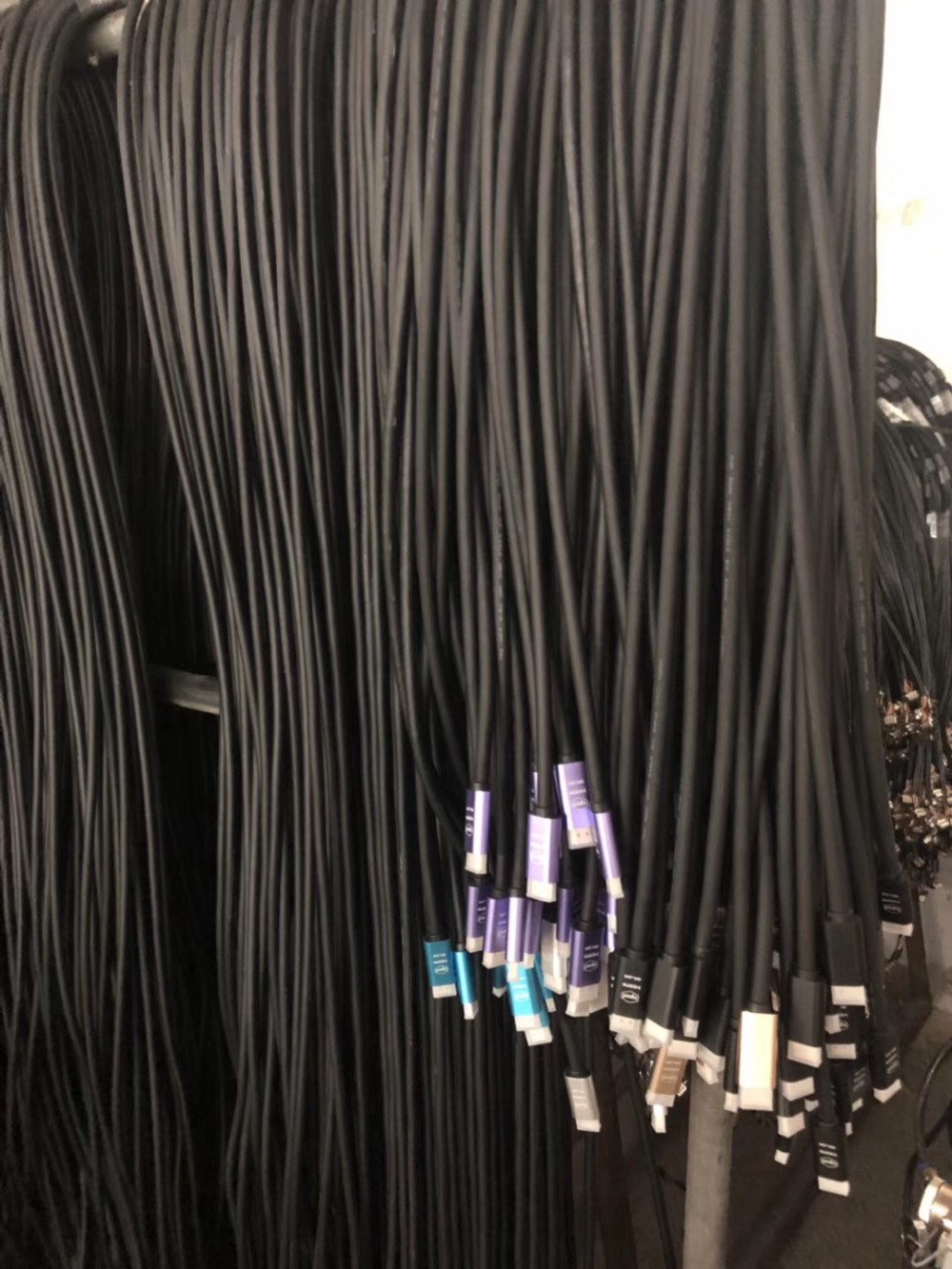 Fiber optical HDMI cable flat cable with chip 1.4V 1080P 18.0Gbs 60M/70M/80M/90M/100M hdtv cable