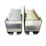 Anodized 6063 Aluminium Door Profiles ISO14001 Listed 0.8-2.0mm Thickness
