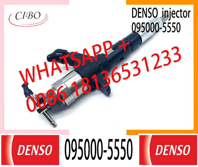 Diesel Fuel Common-Rail Injector 095000-5550 095000-8310 For Hyundai Excavator