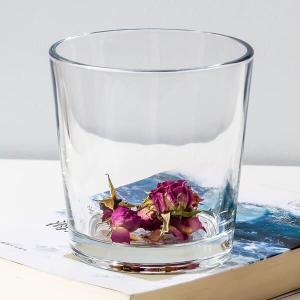 Wholesale Tapered Decorative Glass Cylinder Vases 4.5 Inch Height Machine Pressed from china suppliers