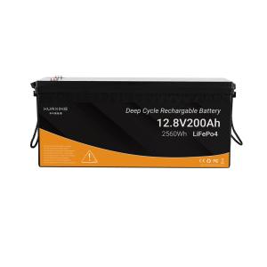 Wholesale 12V 200Ah Lifepo4 Polymer Battery Pack Built In BMS Deep Cycle 12.8V For Electric Tricycle Camping from china suppliers