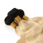 1b 613 Blonde Body Wave Indian Human Hair Bundles Grade 7A Virgin Hair