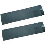Black Large Rubber Mats Wearproof Rubber Slats For Airport Carousel