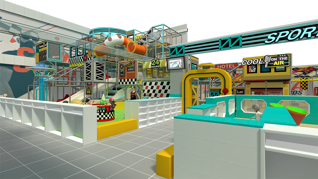 2-12 Years Kids Indoor Play Structure Amusement Park Equipment Free Design