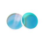 Circular 12*2mm 45 Degree Reflective Lens 355nmHR Quartz UV Laser Optical Lens