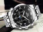 KINYUED J015-2 Luminous OEM Custom Watches Waterproof Stainless Steel Strap