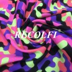 Neon Bright Fluo Colors Repreve Swimwear Fabric For Melbourne Tankini Bikini
