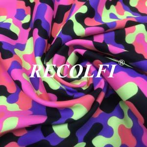 Wholesale Neon Bright Fluo Colors Repreve Swimwear Fabric For Melbourne Tankini Bikini Tops from china suppliers